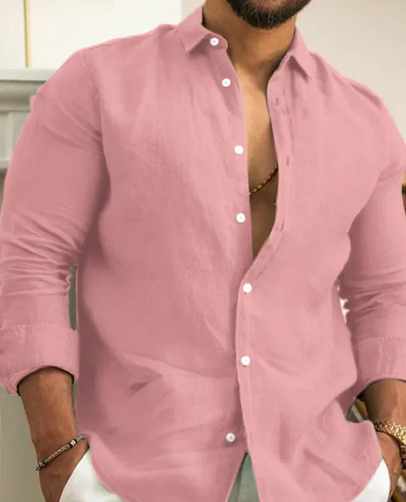 Bram Chemise Homme en Lin – Respirante, Durable & Élégante pour les Occasions Décontractées et Formelles - Image 5