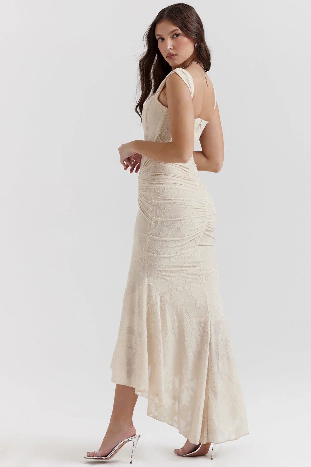 Catalina Robe de Soirée Femme – Robe Élégante en Dentelle avec Coupe Féminine pour Occasions Spéciales - Image 7