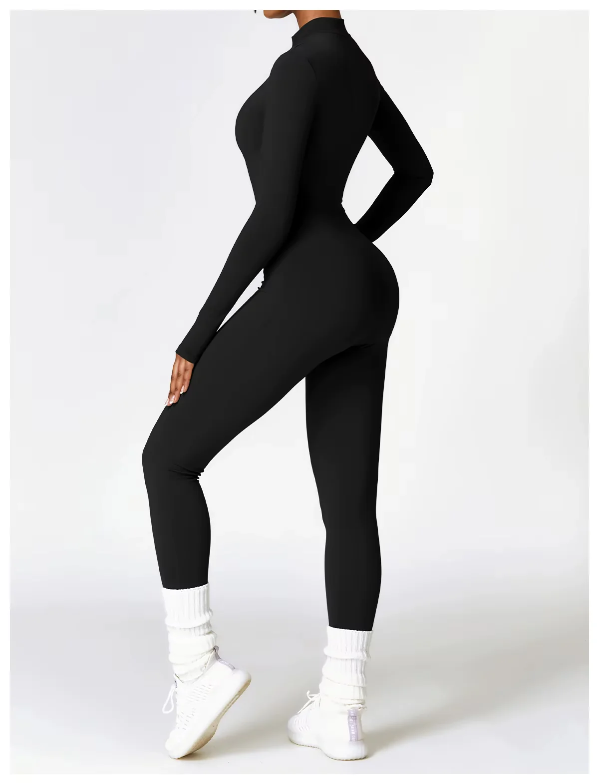 Combinaison Hiver Femme Eya – Combinaison en Polaire Chaude avec Stretch et Col Réglable - Image 9