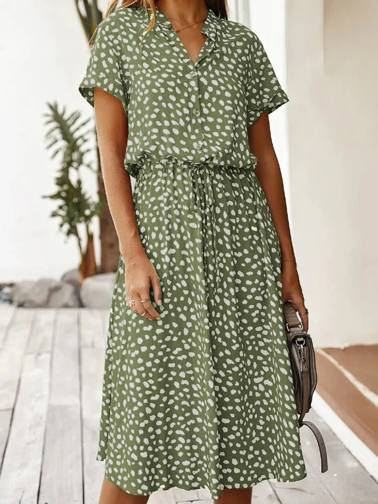 Elora Robe Femme – Robe Élégante avec Boutonnage, Coupe Flatteuse & Look Raffiné - Image 6