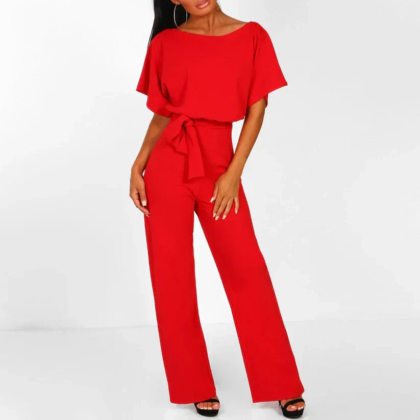 Tabitha Combinaison Femme – Combinaison Élégante avec Détail Nœud & Coupe Flatteuse - Image 9